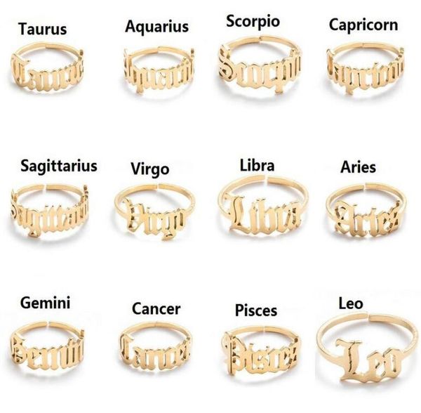 adjustable 12 constellations letter ring for woman opening wedding stainless steel zodiac finger rings birthday jewelry gift3980575, Silver
adjustable 12 constellations letter ring for woman opening wedding stainless steel zodiac finger rings birthday jewelry gift3980575, Silver