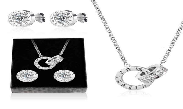 vcorm luxury roman numeral necklace earrings set for women fashion stainless steel crystal stud earring wedding jewelry gift box1221053, Golden
vcorm luxury roman numeral necklace earrings set for women fashion stainless steel crystal stud earring wedding jewelry gift box1221053, Golden
