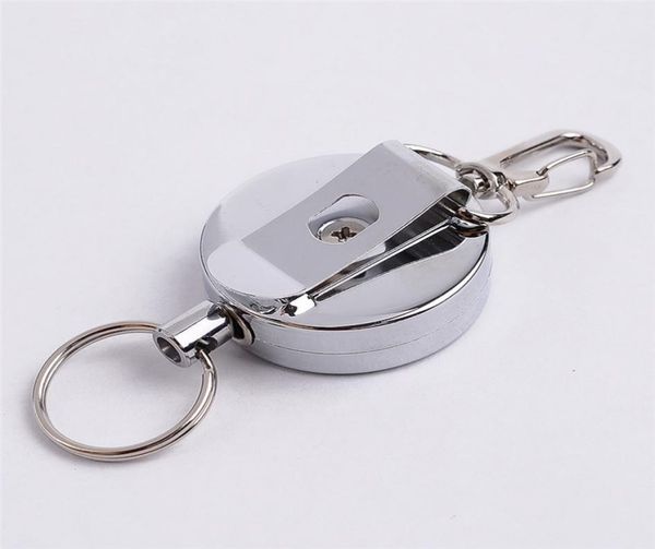 resilience steel wire rope elastic keychain recoil sporty retractable alarm key ring anti lost yoyo ski pass id card9776227, Silver
resilience steel wire rope elastic keychain recoil sporty retractable alarm key ring anti lost yoyo ski pass id card9776227, Silver