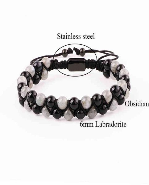 fashion gemstone bracelet natural 6mm labradorite black agate beads handmade cord braided macrame bracelet men women9922768, Golden;silver
fashion gemstone bracelet natural 6mm labradorite black agate beads handmade cord braided macrame bracelet men women9922768, Golden;silver