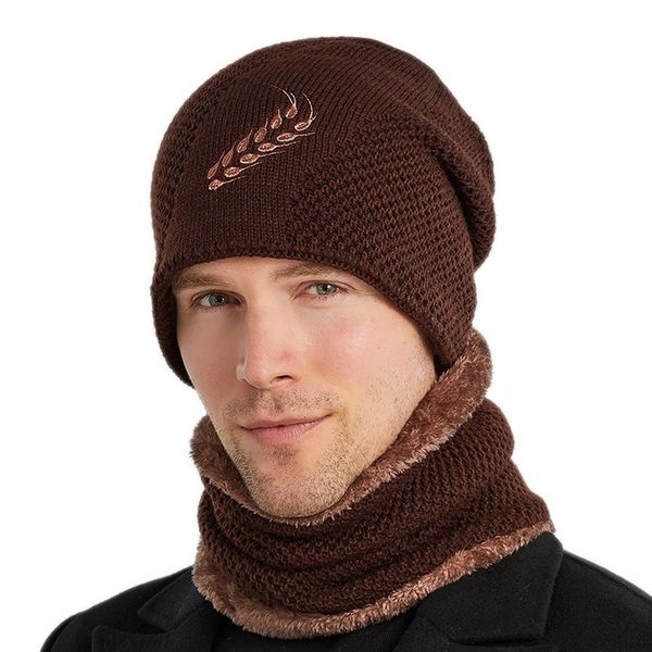 fashion face masks neck gaiter 2pcs/set luxury winter hat for men wheat ear embroidery knit beanie cap thick wool neck scarf balaclava mask
fashion face masks neck gaiter 2pcs/set luxury winter hat for men wheat ear embroidery knit beanie cap thick wool neck scarf balaclava mask