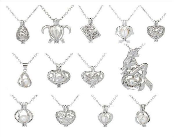 wish pearl gift 20mm heart cage chokers necklace for women with oyster love pearl pendant chain necklace colar4001882, Silver
wish pearl gift 20mm heart cage chokers necklace for women with oyster love pearl pendant chain necklace colar4001882, Silver