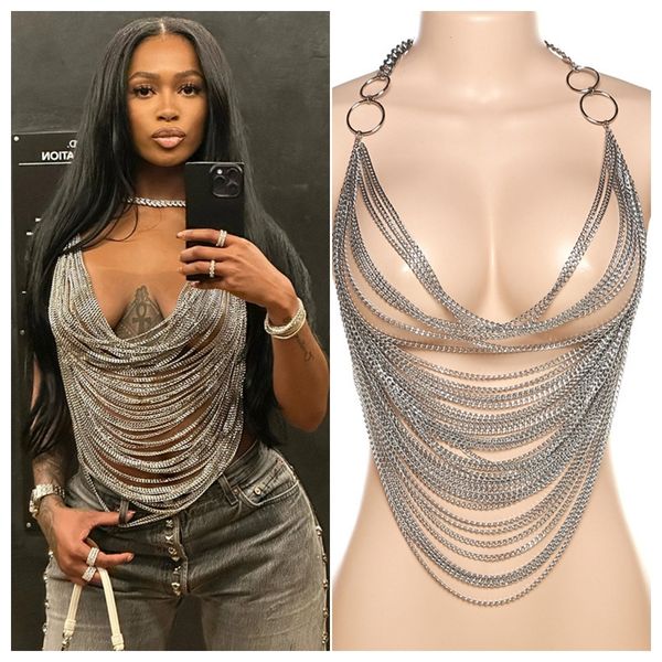 women's tanks camis y2k halter chain decoration crop women summer fashion backless cleavage tanks female party midnight camis 230626, White
women's tanks camis y2k halter chain decoration crop women summer fashion backless cleavage tanks female party midnight camis 230626, White