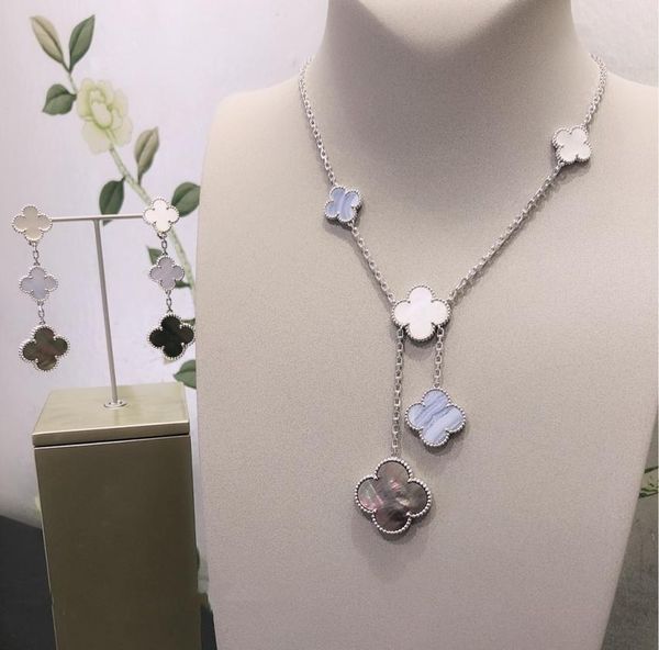 fourleaf clover necklace designer six flower pendant natural purple chalcedony ash fritilla alloy luxury jewelry ladies wear3361999, Silver
fourleaf clover necklace designer six flower pendant natural purple chalcedony ash fritilla alloy luxury jewelry ladies wear3361999, Silver