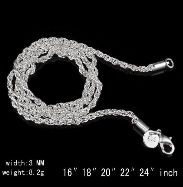 new 3mm ed rope chains for women men 925 sterling silver choker necklaces jewelry in bulk 1630 inches4279436
new 3mm ed rope chains for women men 925 sterling silver choker necklaces jewelry in bulk 1630 inches4279436