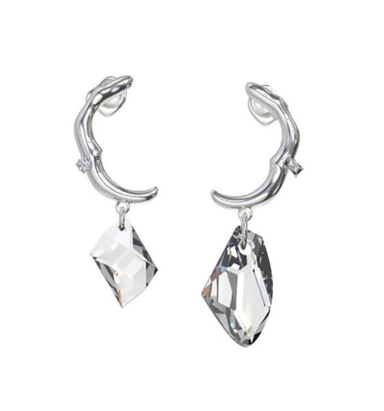 hoop niche design kvk earrings irregular crystal pendant dangle earring9526233, Silver
hoop niche design kvk earrings irregular crystal pendant dangle earring9526233, Silver