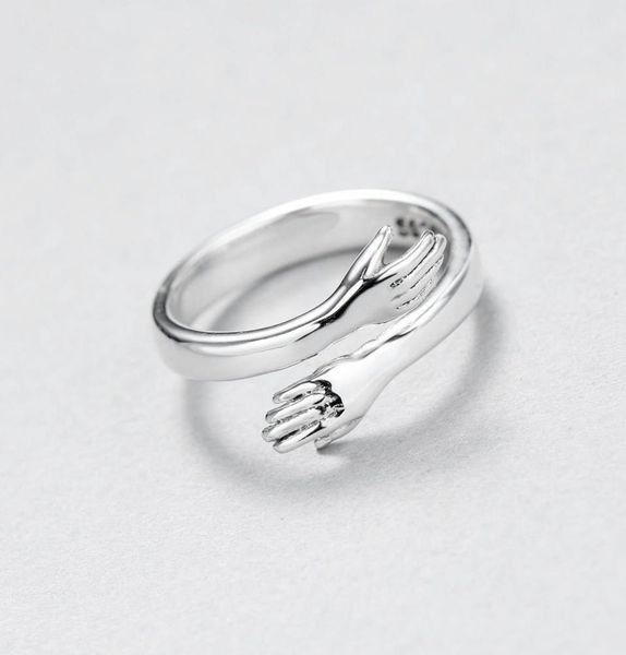 metal alloy plated silver hand rings hugging hands open ring for women girls men jewelry silver hug hands adjustable silver rings3257292
metal alloy plated silver hand rings hugging hands open ring for women girls men jewelry silver hug hands adjustable silver rings3257292