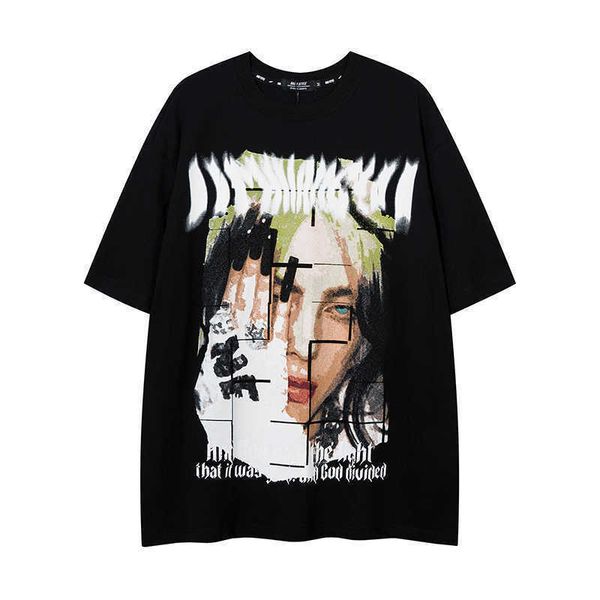 portrait american trend printed short sleeved t-shirt for men and women oversize loose casual trendy hip-hop half sleeved summerff3cff3c, White;black
portrait american trend printed short sleeved t-shirt for men and women oversize loose casual trendy hip-hop half sleeved summerff3cff3c, White;black