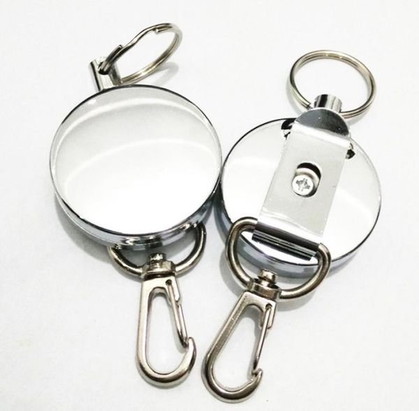 new retractable pull key ring id badge lanyard name tag card holder recoil reel belt clip metal housing metal covers c6747162263, Slivery;golden
new retractable pull key ring id badge lanyard name tag card holder recoil reel belt clip metal housing metal covers c6747162263, Slivery;golden