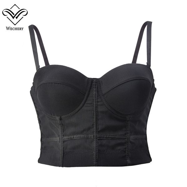 women steampunk corset bra bralette push up bras for women waist trainer slimming underwear short top, Black;white
women steampunk corset bra bralette push up bras for women waist trainer slimming underwear short top, Black;white