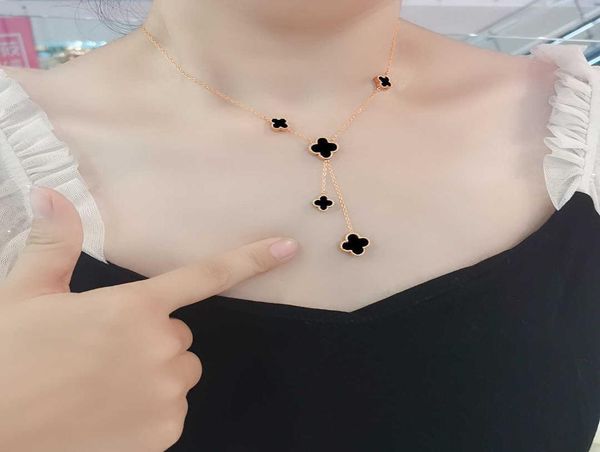 necklace net red titanium steel necklace doublesided clover clavicle chain women039s simple luxury temperament pendant8871260, Silver
necklace net red titanium steel necklace doublesided clover clavicle chain women039s simple luxury temperament pendant8871260, Silver