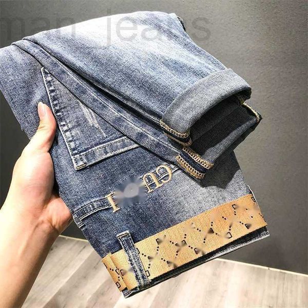 men's jeans designer spring/summer new blue for light luxury fashion brand letter embroidery harlan versatile short feet pants 2q9q
men's jeans designer spring/summer new blue for light luxury fashion brand letter embroidery harlan versatile short feet pants 2q9q