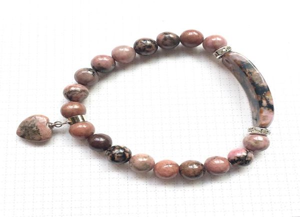 sn0862 8 mm natural rhodonite pendant bracelet for women new arrival design gem stone yoga bracelet trendy balance jewelry1101605, Black
sn0862 8 mm natural rhodonite pendant bracelet for women new arrival design gem stone yoga bracelet trendy balance jewelry1101605, Black