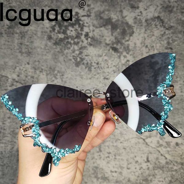 sunglasses butterfly diamond luxury brand designer sunglasses trendy fashion rimless crystal sun glasses bling diamond eyewear j230627, White;black
sunglasses butterfly diamond luxury brand designer sunglasses trendy fashion rimless crystal sun glasses bling diamond eyewear j230627, White;black