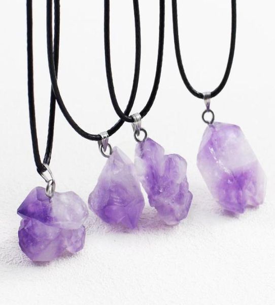 natural gemstone pendant necklace irregular shape pendant amethyst stone clavicle chain1441262, Silver
natural gemstone pendant necklace irregular shape pendant amethyst stone clavicle chain1441262, Silver