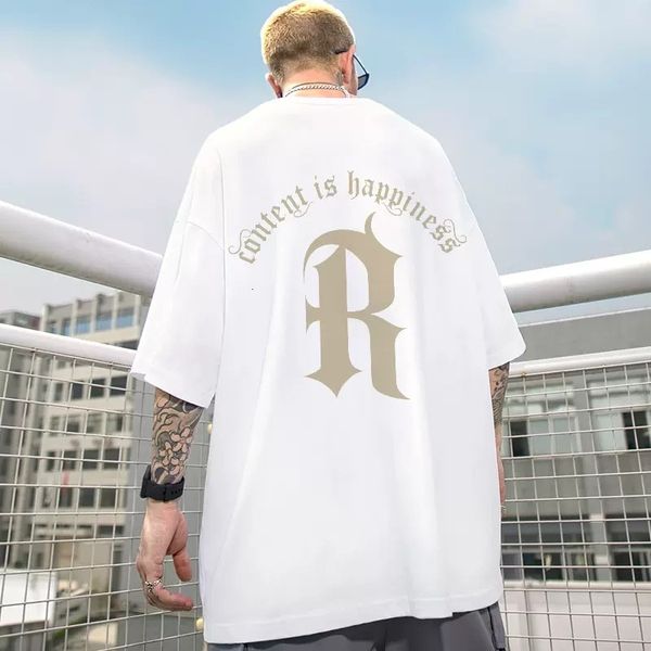 men's t-shirts letter r print t shirt for men summer hip hop male short sleeve tshirts harajuku fashion casual t-shirts y2k streetwear, White;black
men's t-shirts letter r print t shirt for men summer hip hop male short sleeve tshirts harajuku fashion casual t-shirts y2k streetwear, White;black