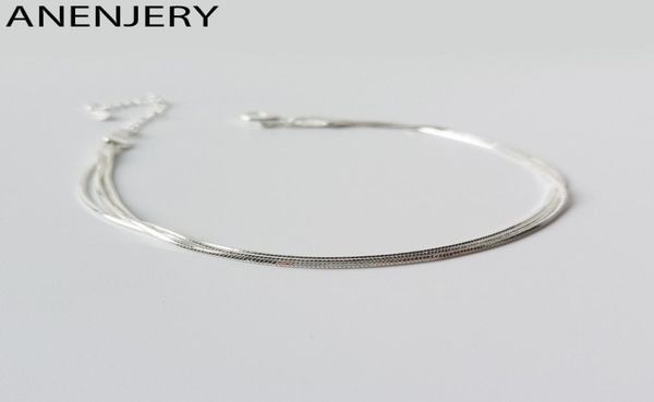anenjery simple 925 sterling silver snake bone chain anklet bracelet for women girl gift sb3489413992, Black
anenjery simple 925 sterling silver snake bone chain anklet bracelet for women girl gift sb3489413992, Black