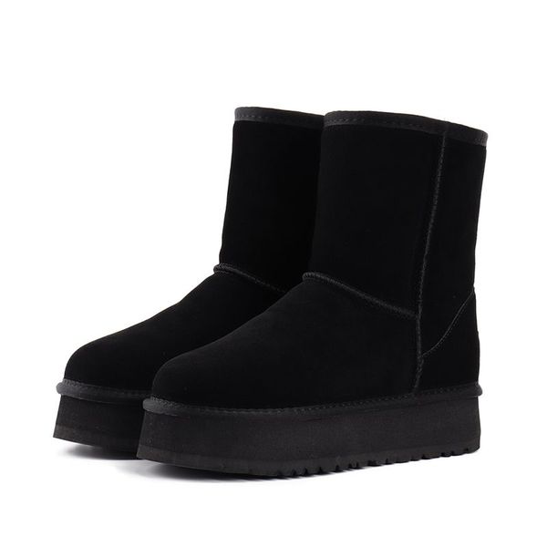 women mini snow boot boots winter classic suede keep warm plush chestnut grey men woman 5854 designer ankle casual booties slippers shoes 4c, Black
women mini snow boot boots winter classic suede keep warm plush chestnut grey men woman 5854 designer ankle casual booties slippers shoes 4c, Black