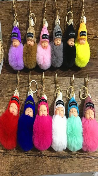 cute sleeping baby doll keychain pompom rabbit fur ball carabiner key chain keyring women kids key holder bag pendant key ring gif3884386, Silver
cute sleeping baby doll keychain pompom rabbit fur ball carabiner key chain keyring women kids key holder bag pendant key ring gif3884386, Silver