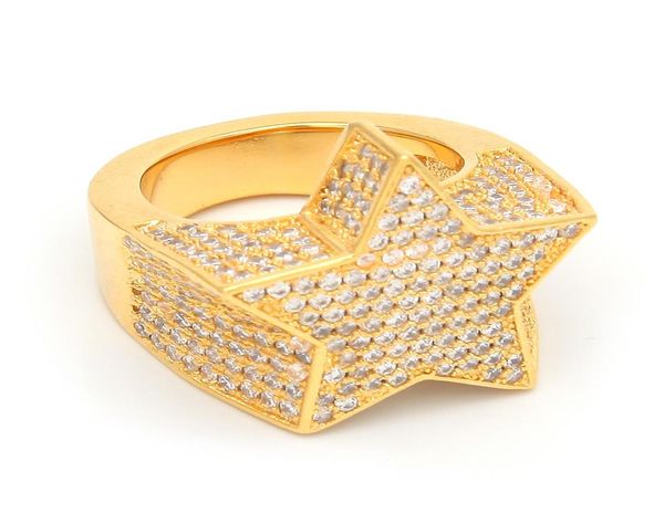 men copper gold silver color plated exaggerate iced out cz stone star shape ring jewelry n756037589, Golden;silver
men copper gold silver color plated exaggerate iced out cz stone star shape ring jewelry n756037589, Golden;silver