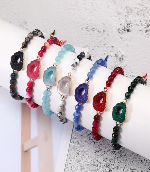 2019 fashion natural stone agate bead bracelet for women resin druzy charm bracelets with card handmade woven rope chain jewelry g7977782, Golden;silver
2019 fashion natural stone agate bead bracelet for women resin druzy charm bracelets with card handmade woven rope chain jewelry g7977782, Golden;silver