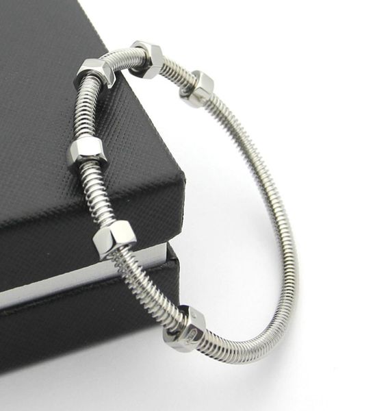 factory 2017 new 6 screw bracelets men and women lovers thread titanium bracelet5231596, Black
factory 2017 new 6 screw bracelets men and women lovers thread titanium bracelet5231596, Black