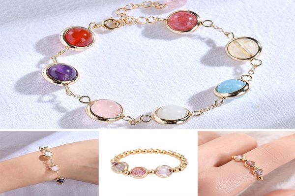 nature stone lucky bracelet ring set beaded healing bracelet strawberry crystal gemstone women fashion jewellery set girls gift3188706, Black
nature stone lucky bracelet ring set beaded healing bracelet strawberry crystal gemstone women fashion jewellery set girls gift3188706, Black