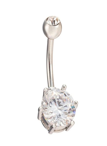 new prong setting round cut cubic zirconia copper navel ring bar belly button ring barbell body piercing2095157, Silver
new prong setting round cut cubic zirconia copper navel ring bar belly button ring barbell body piercing2095157, Silver