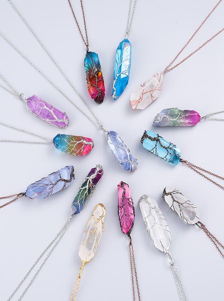 reiki 7 chakra tree of life necklacependant for women natural quartz crystal healing stones pendants long necklaces men jewelry4945845, Silver
reiki 7 chakra tree of life necklacependant for women natural quartz crystal healing stones pendants long necklaces men jewelry4945845, Silver