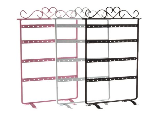 48 hole earrings ear studs display rack metal jewelry holder stand showcase pink 295160mm for retail environment1109459, Black
48 hole earrings ear studs display rack metal jewelry holder stand showcase pink 295160mm for retail environment1109459, Black
