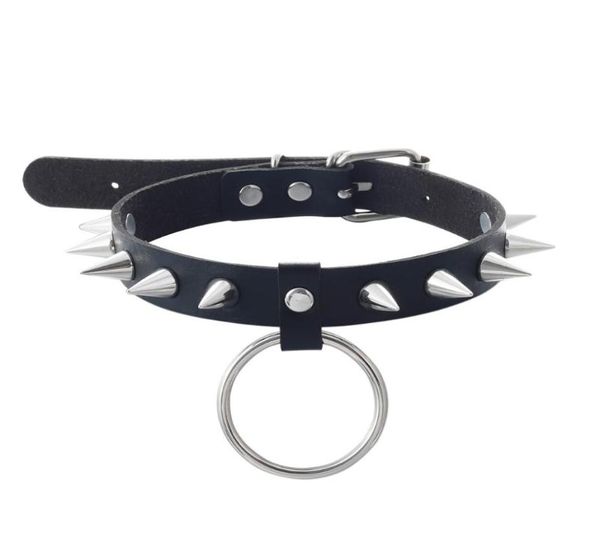 chokers emo spike choker cool punk black faux leather collar for girls chocker goth necklace gothic accessories9801249, Golden;silver
chokers emo spike choker cool punk black faux leather collar for girls chocker goth necklace gothic accessories9801249, Golden;silver
