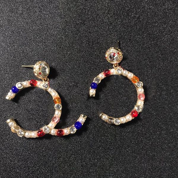 2023 luxury quality charm drop earring with colors beads in 18k gold plated and diamond have box stamp ps7219b, Golden
2023 luxury quality charm drop earring with colors beads in 18k gold plated and diamond have box stamp ps7219b, Golden
