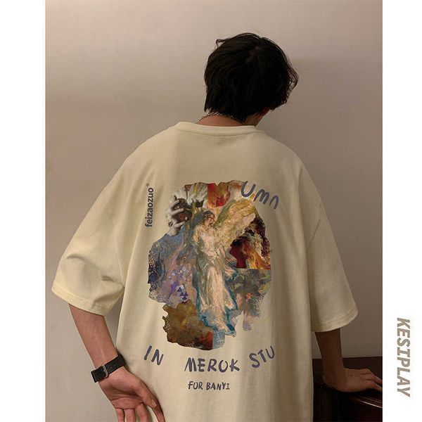 half 2023 pure cotton short sleeve t-shirt men's plus size loose fashion brand fatty summer street men's wearhv6k stussysi, White;black
half 2023 pure cotton short sleeve t-shirt men's plus size loose fashion brand fatty summer street men's wearhv6k stussysi, White;black