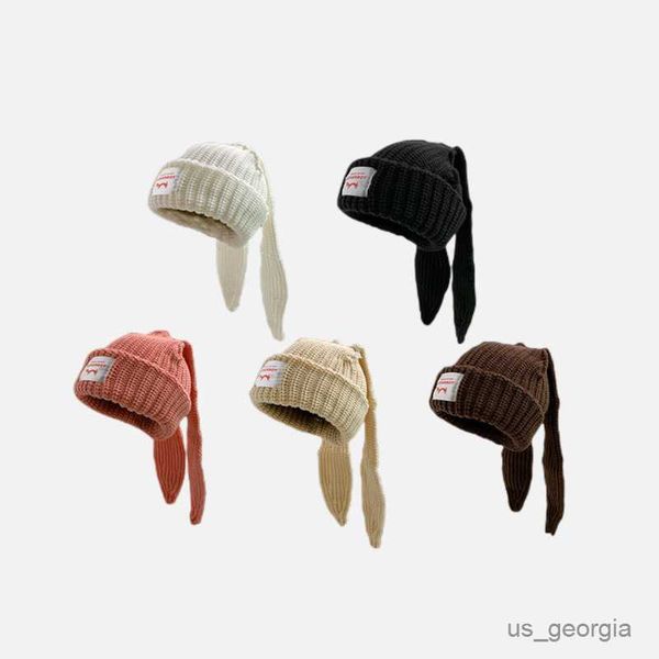 caps cute long rabbit ear wool hat women autumn and winter warm ear protector knitted hat hats r230627, Blue;gray
caps cute long rabbit ear wool hat women autumn and winter warm ear protector knitted hat hats r230627, Blue;gray