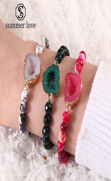 new 6mm nature stone agate beads bracelet with thanks card for women adjustable resin druzy handmade braided bracelet fashion jewe7932011, Black
new 6mm nature stone agate beads bracelet with thanks card for women adjustable resin druzy handmade braided bracelet fashion jewe7932011, Black
