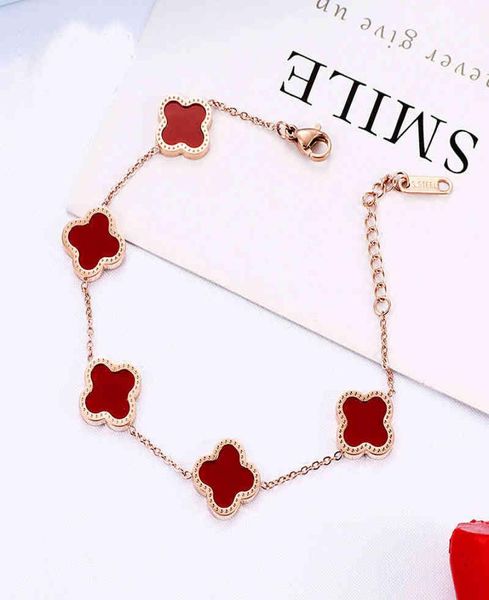korean black clover five flower bracelet female 18k rose gold bracelet student simple fashion titanium steel bracelet1272423, Golden;silver
korean black clover five flower bracelet female 18k rose gold bracelet student simple fashion titanium steel bracelet1272423, Golden;silver