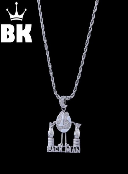 pendant necklaces the bling king custom pack man necklace hip hop full iced out cubic zirconia gold sliver cz stone5281994, Silver
pendant necklaces the bling king custom pack man necklace hip hop full iced out cubic zirconia gold sliver cz stone5281994, Silver