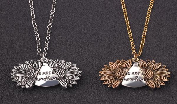 new alloy pendant necklace engrave letter "you are my sunshine" choker open locket i love you charm necklace women valentine', Silver
new alloy pendant necklace engrave letter "you are my sunshine" choker open locket i love you charm necklace women valentine', Silver