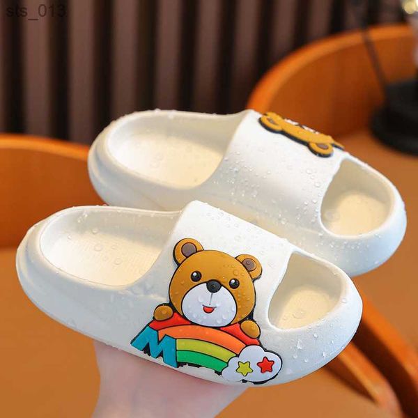 cartoon bear children slippers open toe non-slip home bathroom shoes baby kids sandal summer soft sole flats shoes boys girls l230518, Black;grey
cartoon bear children slippers open toe non-slip home bathroom shoes baby kids sandal summer soft sole flats shoes boys girls l230518, Black;grey