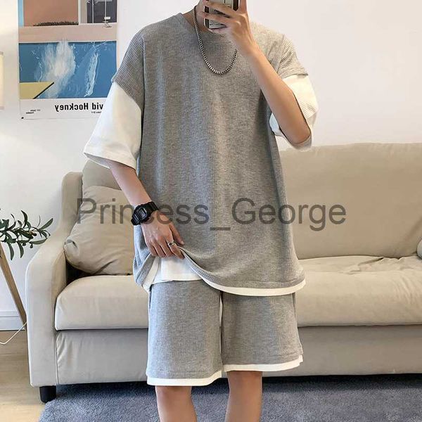 men's tracksuits men's summer suit waffle fabric tracksuit breathable casual tshirt shorts streetwear fashion summer style two pie, Gray
men's tracksuits men's summer suit waffle fabric tracksuit breathable casual tshirt shorts streetwear fashion summer style two pie, Gray
