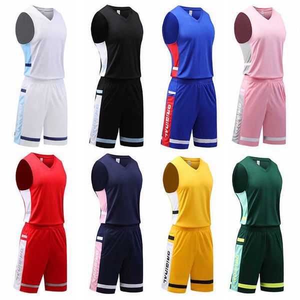new quick drying basketball suit men's sports jersey running competition team uniform, Black;red
new quick drying basketball suit men's sports jersey running competition team uniform, Black;red