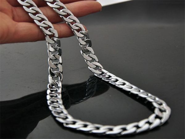 mens necklace chain stainless steel silvercolor punk whole jewelry 10 mm wide 50cm necklace7720447, Silver
mens necklace chain stainless steel silvercolor punk whole jewelry 10 mm wide 50cm necklace7720447, Silver