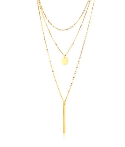 boho multilayer bar necklace choker with long chain for women stainless steel jewlery gold tone225j5585539, Silver
boho multilayer bar necklace choker with long chain for women stainless steel jewlery gold tone225j5585539, Silver