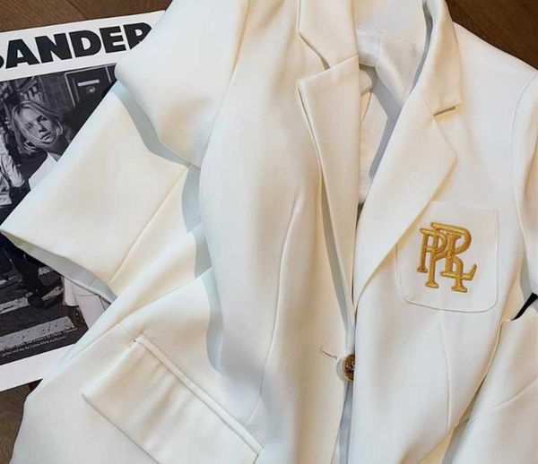 women's suits blazers letter embroidery suit jacket white for women long sleeve oversized coat loose blazer office ladies black2023, White;black
women's suits blazers letter embroidery suit jacket white for women long sleeve oversized coat loose blazer office ladies black2023, White;black