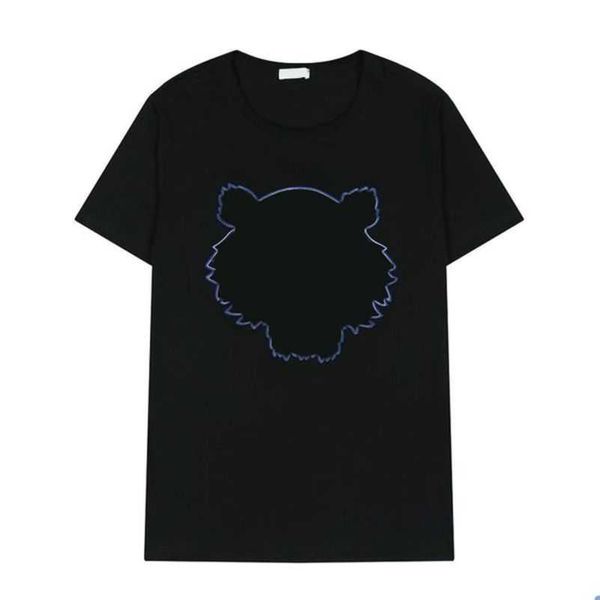 womens designer t shirt kenz mens tshirt summer streetwear short sleeve tiger head embroidery with letters printing loose tees trend wmfv, White 
womens designer t shirt kenz mens tshirt summer streetwear short sleeve tiger head embroidery with letters printing loose tees trend wmfv, White
