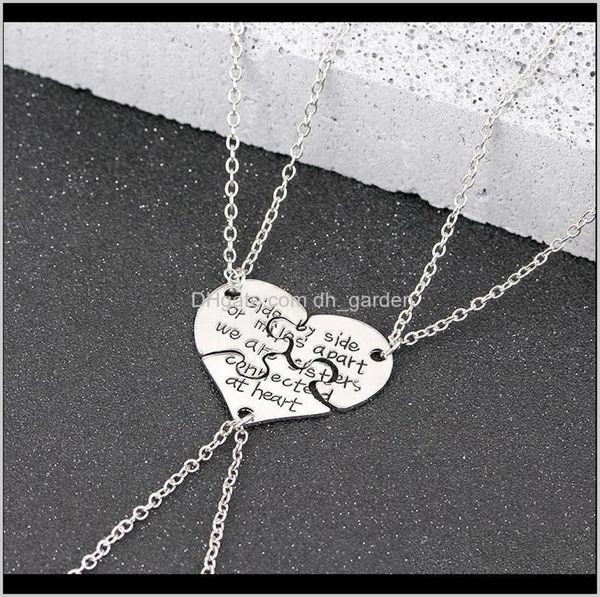 pendant pendants jewelry drop delivery 2021 3 piece broken friends necklaces carved by side or miles apart we are sisters connecte8591642, Silver
pendant pendants jewelry drop delivery 2021 3 piece broken friends necklaces carved by side or miles apart we are sisters connecte8591642, Silver
