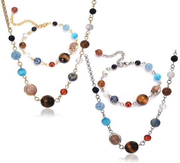 earrings necklace design 9 planets in solar system beaded stones link chain necklaces bracelets jewelry set8881941, Silver
earrings necklace design 9 planets in solar system beaded stones link chain necklaces bracelets jewelry set8881941, Silver