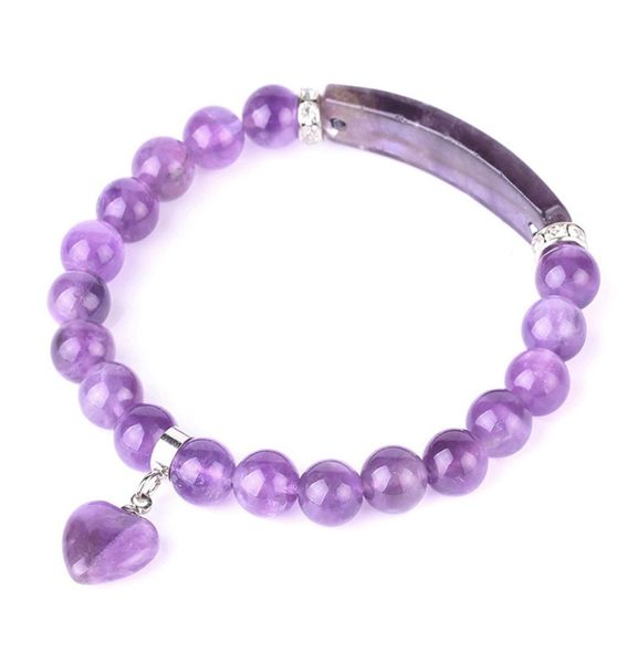 natural stone bracelet energy amethyst handstring stone bead bracelet with love heart lifting elastic jewelry of women039s gems3365944, Black
natural stone bracelet energy amethyst handstring stone bead bracelet with love heart lifting elastic jewelry of women039s gems3365944, Black