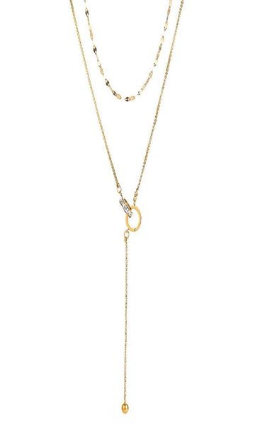 pendant necklaces 2021 double layered necklace female trendy jewelry goldrose gold color roman loop sweater decoration chain part4959500, Silver
pendant necklaces 2021 double layered necklace female trendy jewelry goldrose gold color roman loop sweater decoration chain part4959500, Silver