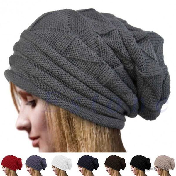 caps bonnets for women men knit crochet solid baggy beanie oversize winter hat ski slouchy cap winter wool warm cap beanies r230627, Blue;gray
caps bonnets for women men knit crochet solid baggy beanie oversize winter hat ski slouchy cap winter wool warm cap beanies r230627, Blue;gray